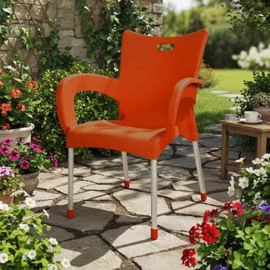 كرسي استايل برتقالي