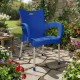 كرسي استايل أزرق