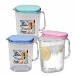 جك كريستال بيضاوي بغطا ملون