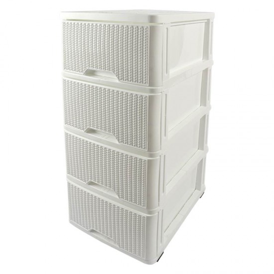 درج راتان 4 دور ابيض