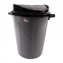 سطل ٧٥ لتر مروحى سوبر رصاصي