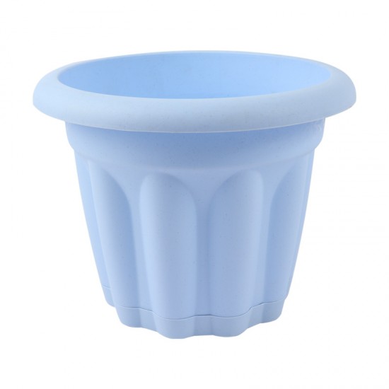 Flower Pot round 40cm Light Blue