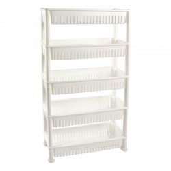 سلة مودرن 5 دور ابيض