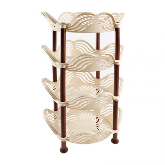 سلة خضار 4 دور ارجوان بيج