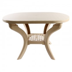 طاولة بيضاوى بيج