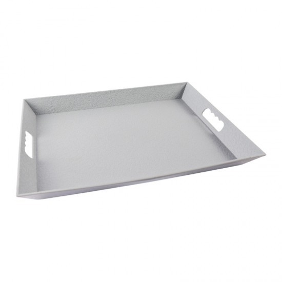 تبسي مستطيل رصاصي فاتح