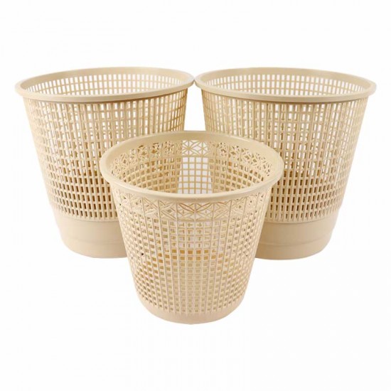 سلة نفايات ٣ حبة ٢ وسط ١ صغير