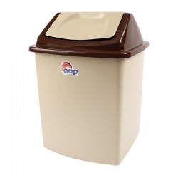 سلة قمامة مروحى كبير بيج