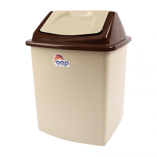 سلة قمامة مروحى كبير بيج