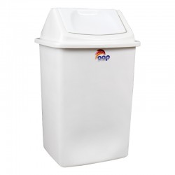 سلة قمامة مروحى كبير ابيض