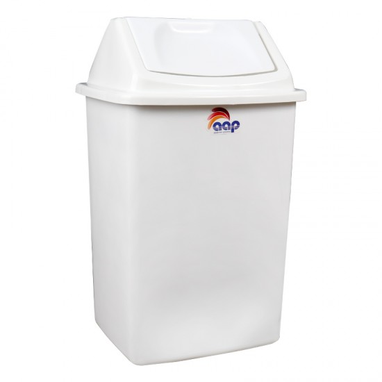 سلة قمامة مروحى كبير ابيض